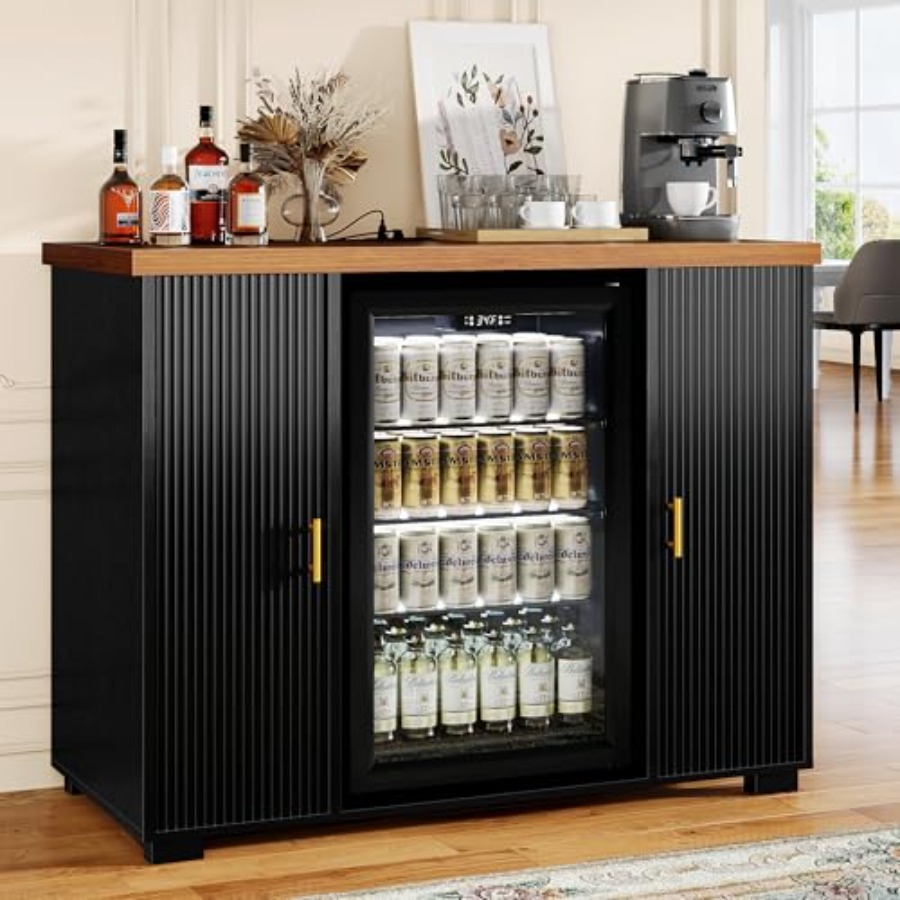 Home Bar And Fridge - Armário de Bar para Café com