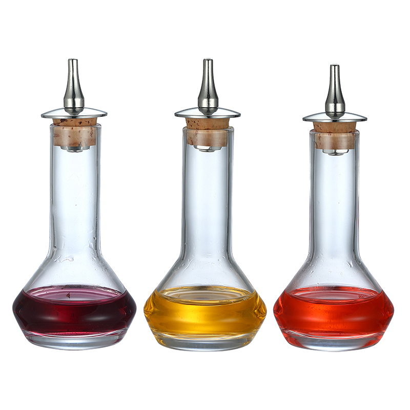 Bitters Bottle Set - Garrafa de vidro bitters para coquetel,