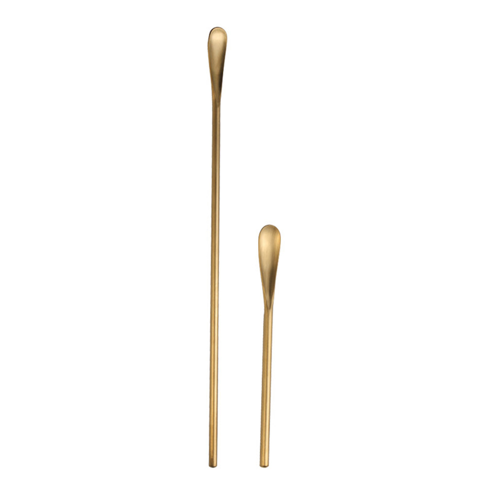 Bar Spoon Twisted - 2 Colheres Premium de Aço Inoxidável