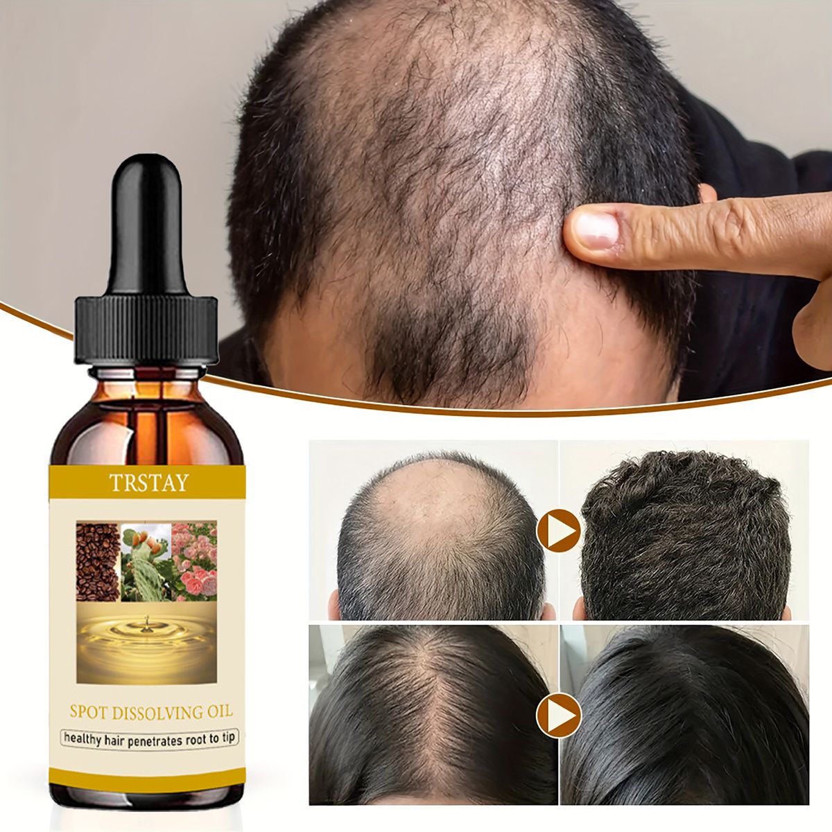 Home Barber - 50ml óleo de crescimento de barba