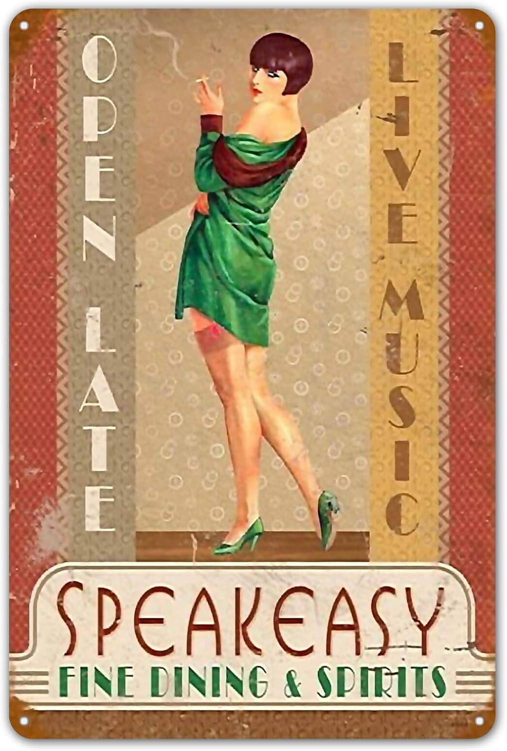 Placa de Metal Vintage Speakea - Home Bar And Coffee avaliação e preço