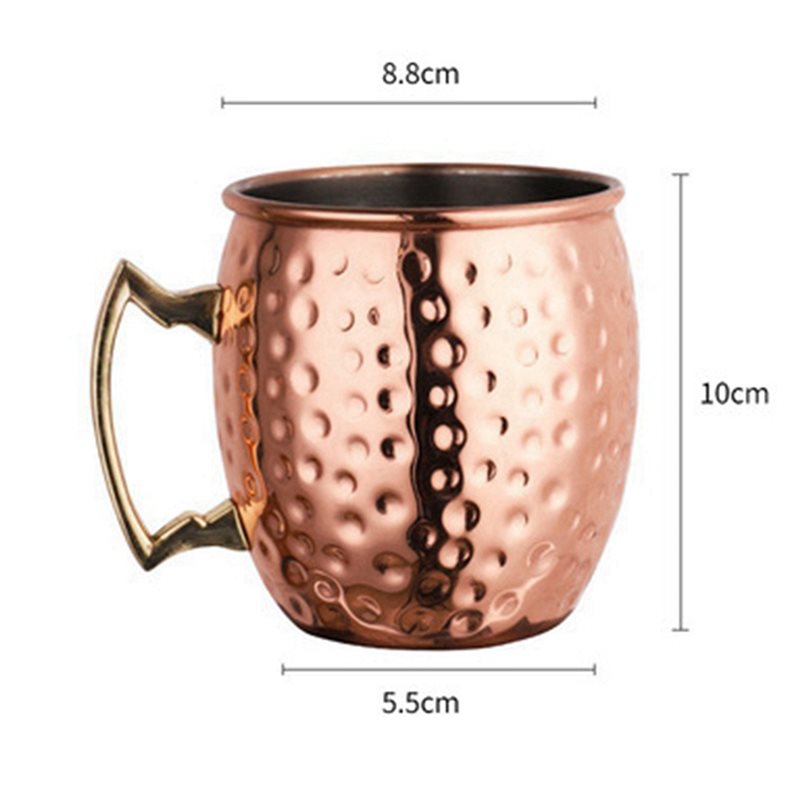 Copo Moscow Mule JHD 2X em Aço - Mule Copper Mug avaliação e preço