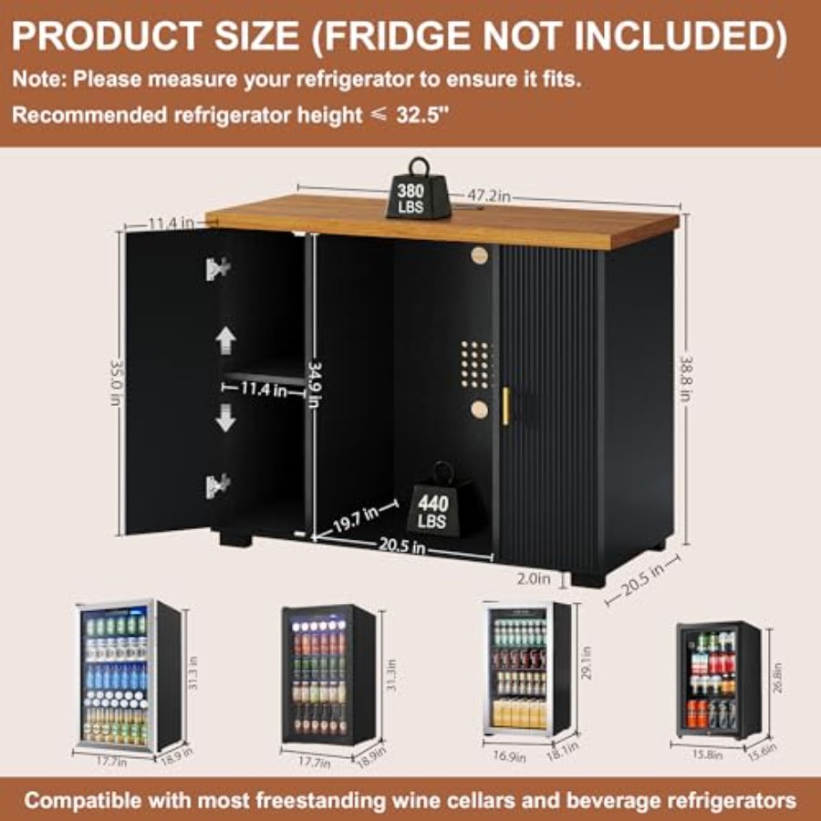 Armário de Bar para Café com 4 - Home Bar And Fridge avaliação e preço