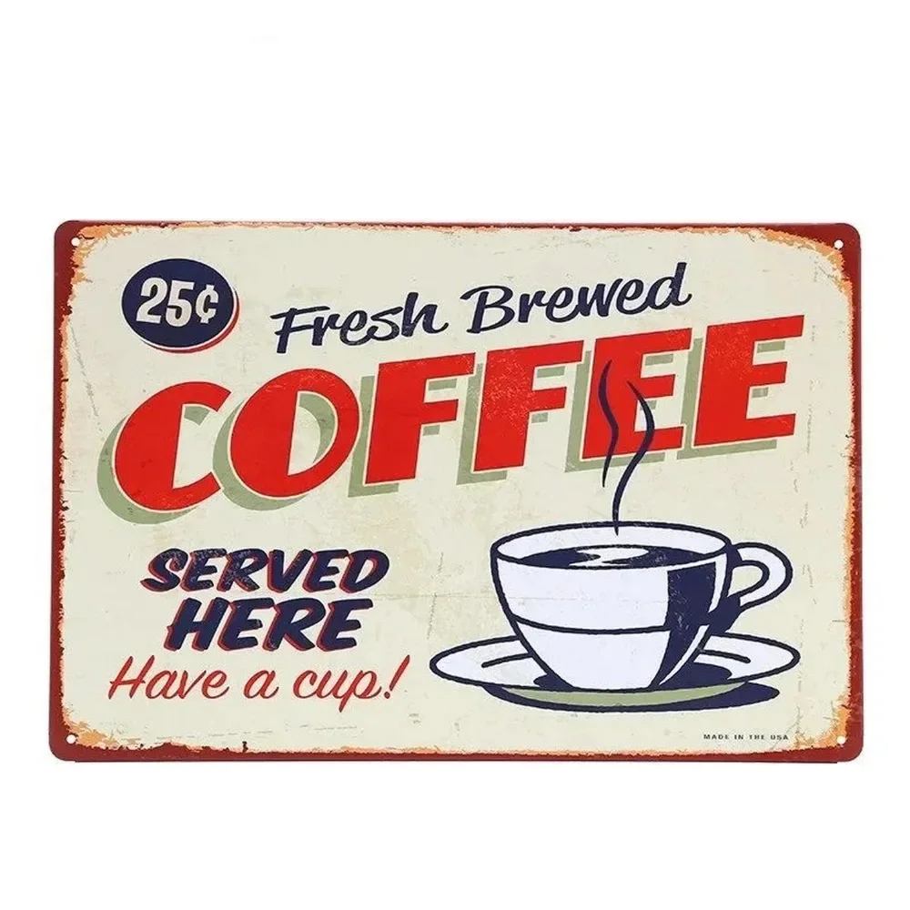 Placas de Metal Decorativas: B - Home Bar And Coffee avaliação e preço