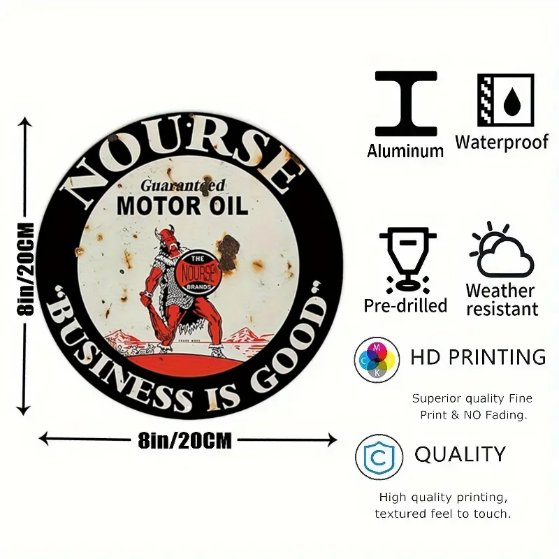 Sinal de óleo de motor vintage - Home Bar And Restaurant avaliação e preço