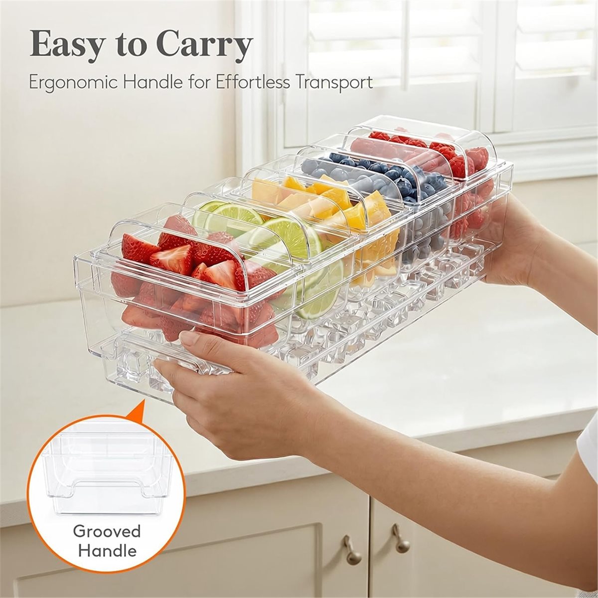 A1846K Recipientes Refrigerado - Garnish Tray Set avaliação e preço