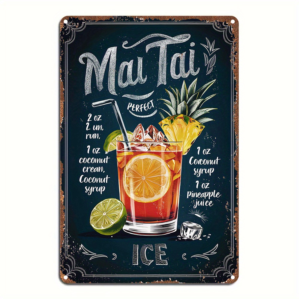 1 unidade de Placa de Metal Vi - Home Bar Lounge avaliação e preço