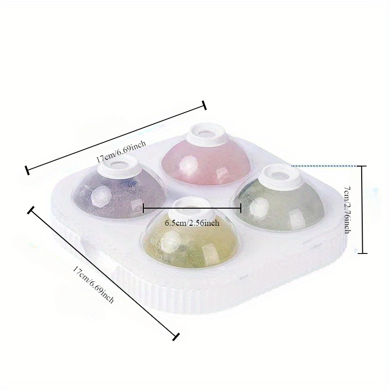 Grande Silicone Ice Ball Maker - Ice Mold Sphere avaliação e preço