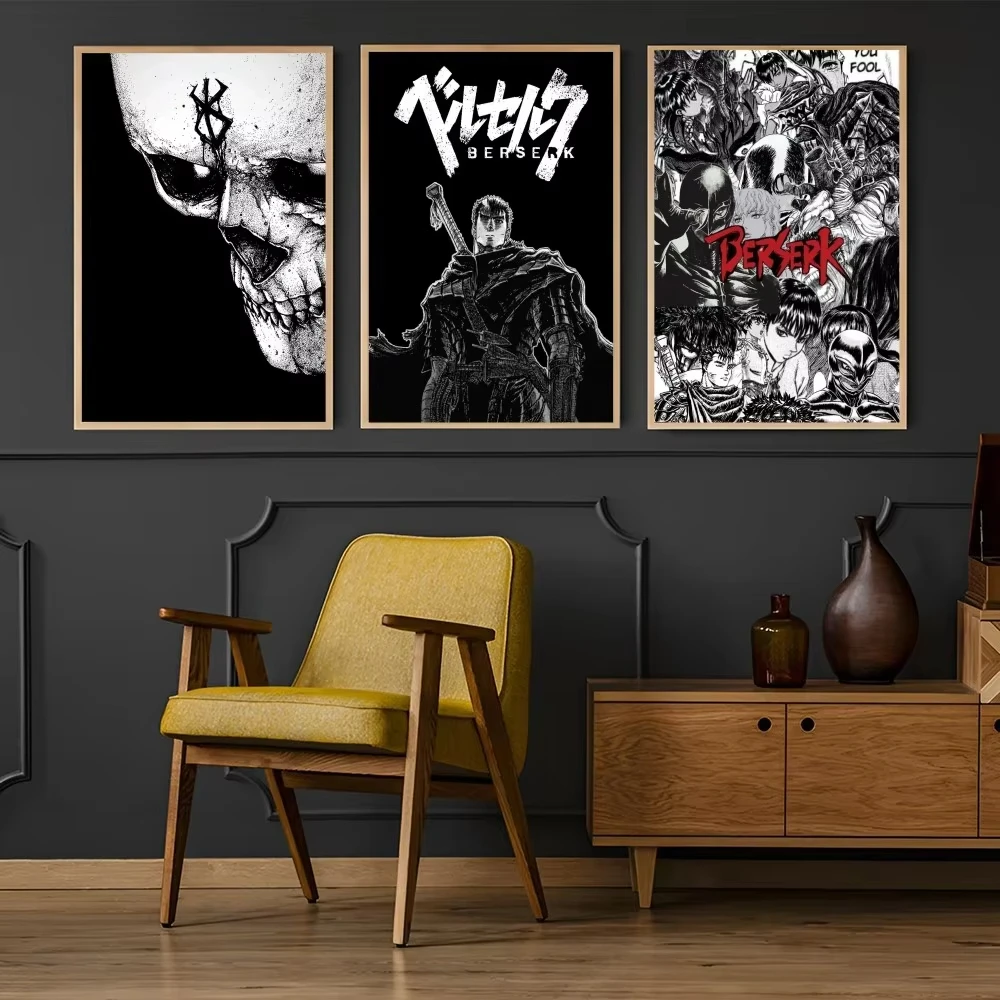 Pôster de anime b-berserk, imp - Home Bar And Restaurant avaliação e preço