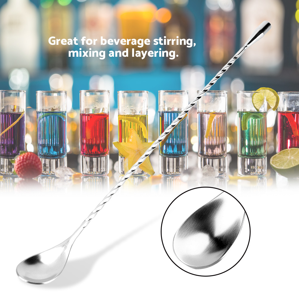 Colher de Bar em Aço Inoxidáve - Bar Spoon Twisted avaliação e preço